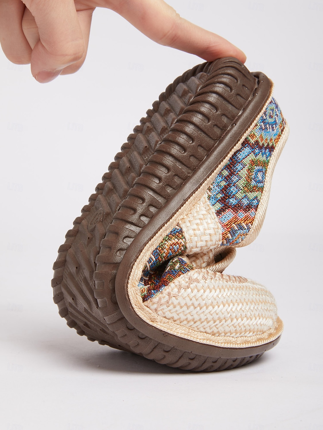 Etnische instappers voor dames – vintage-geïnspireerde comfortabele platte schoenen voor tuinwandelingen, natuurreizen en boho-outfits 2026 - $18.99 –P4