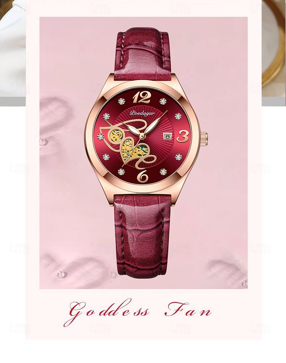 Mother's Day Gift for Women Watch Rose Gold Stainless Steel Mesh Japan Quartz Movement Simple Waterproof Luminous Ladies watch 2026 - $28.99 –P10