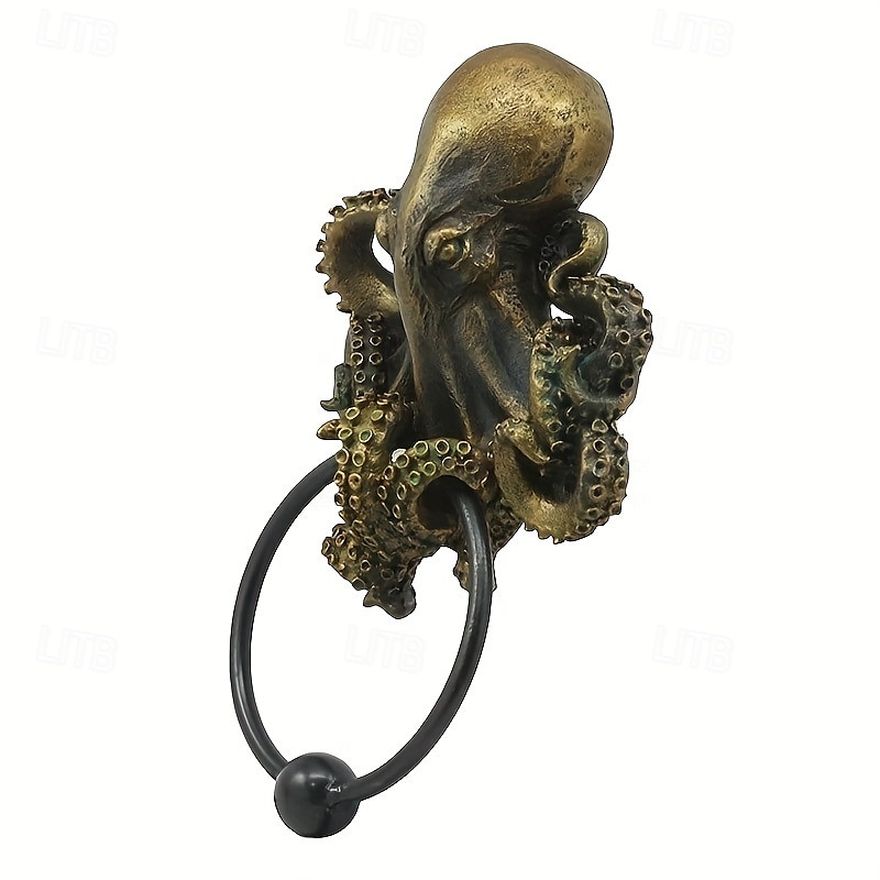 Heurtoir de porte pieuvre en résine non électrique - figurine décorative sur le thème d'Halloween pour une utilisation intérieure/extérieure dans différents types de pièces de 2025 ? $26.99 –P5