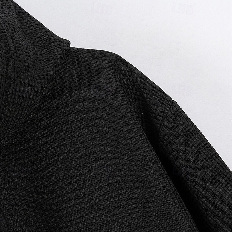 Homens Moletom com zíper Moletom Moletom Zip Preto Branco Azul Cáqui Cinzento Com Capuz Tecido Quarter Zip Desportos e Ar livre Casual Diário Roupa de rua Legal Roupa de Esporte Todas as Estações de 2025 por $30.99 –P10