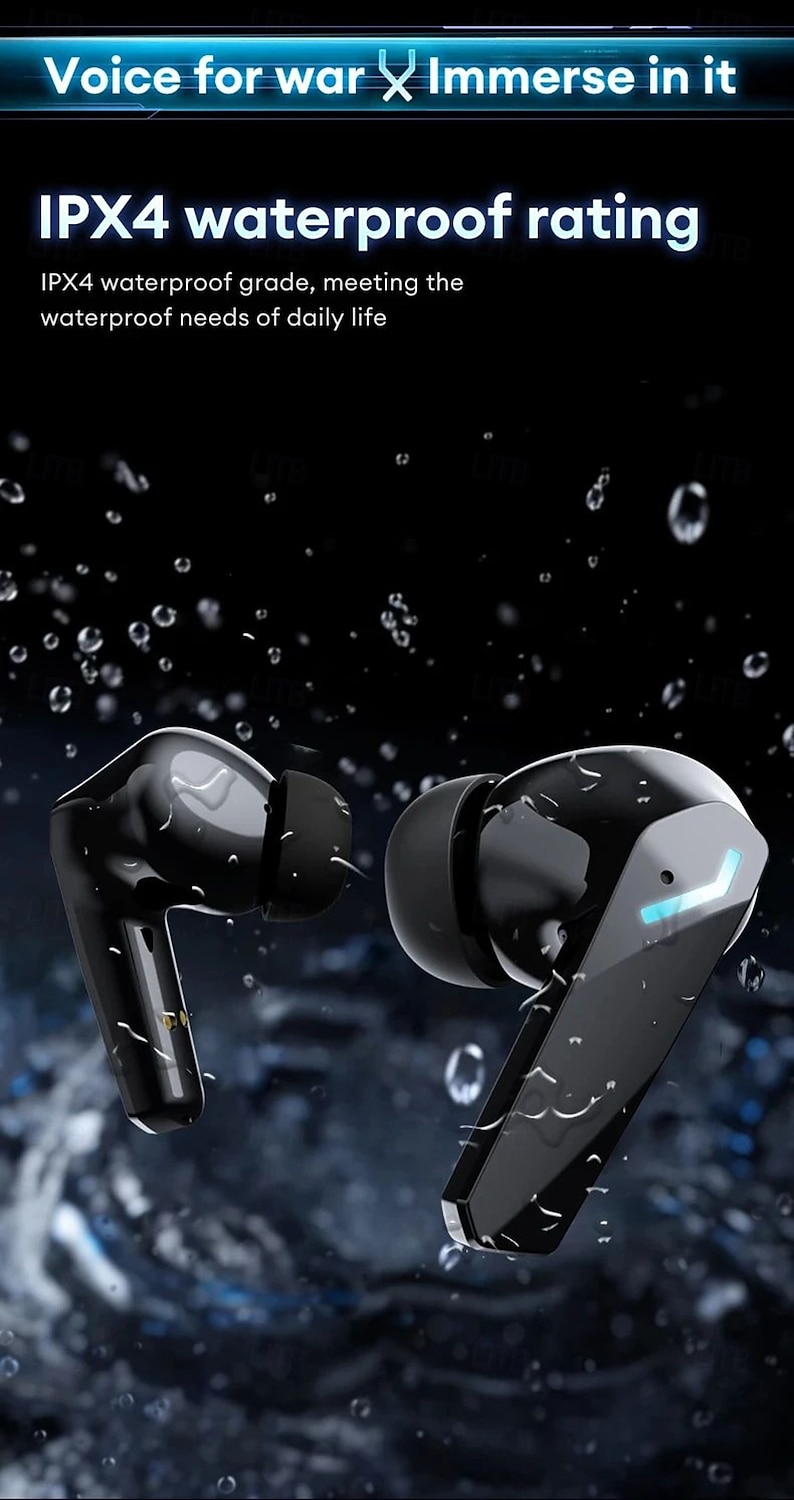 Lenovo XT53 Wireless Upgrade Bluetooth 5.4 Earphones Ultra Long Endurance Low Latency Gaming Headset LED Digital Display Earbuds 2025 - $28.99 –P9