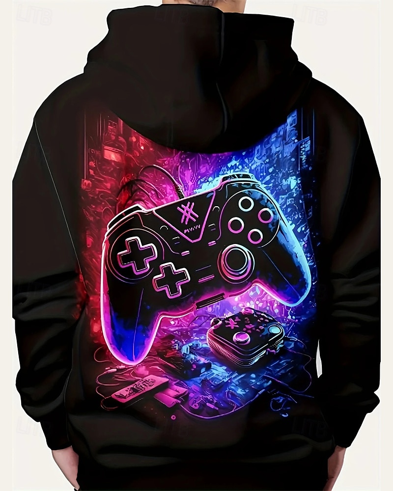 Ragazzi 3D Gioco Felpa con Cappuccio Manica Lunga Primavera Autunno Moda Streetwear Bambini 4-12 Anni Con cappuccio All'aperto Casuale Quotidiano Vestibilità regolare del 2025 a $18.99 –P5