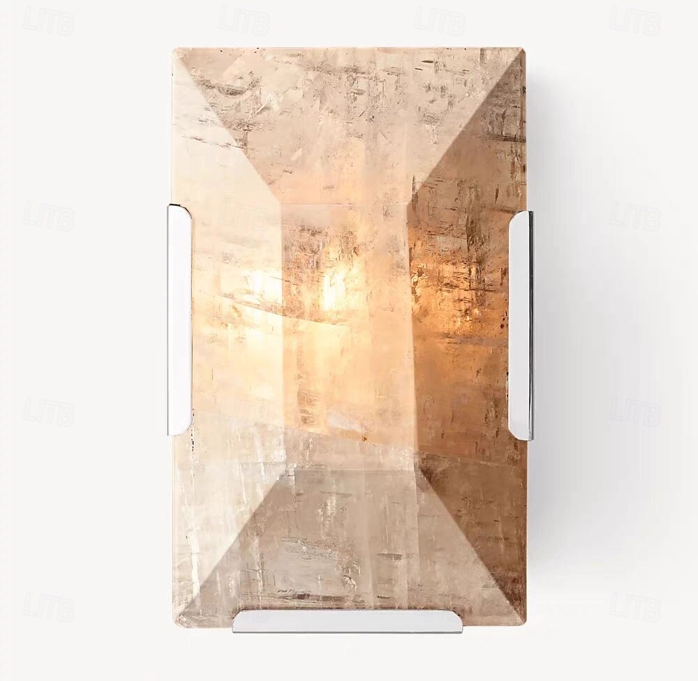 Applique a LED in marmo e rame, applique da parete a LED moderna per interni, lampade da parete per camera da letto e soggiorno del 2025 a $304.29 –P4
