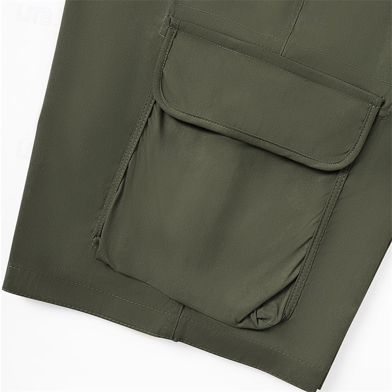 Homens Bermuda Cargo Shorts de caminhada Ao ar livre Normal Secagem Rápida Leve Elástico Respirável Calção Bolsos Preto Verde Tropa Tênis Golfe Corrida S M L XL XXL de 2025 por $21.99 –P6
