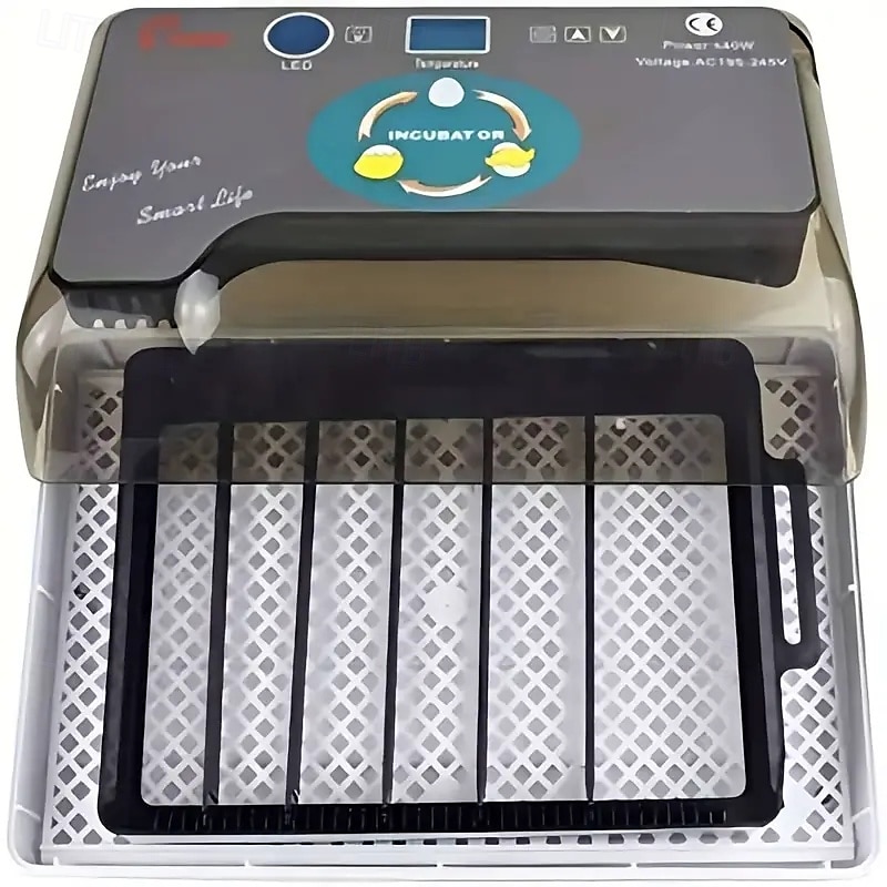 Intelligent Incubator Can Hold 12-18 Eggs LED Digital Temperature Display Automatic Egg Turn and Add Water for Eggs Duck Eggs Parrot Eggs Hatch Very Suitable for Gift Giving Family Farms. 2025 - $185.99 –P7