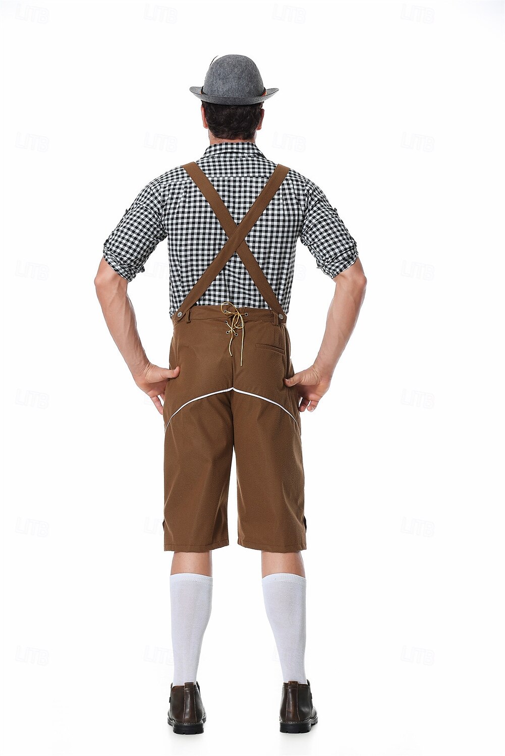 Oktoberfest Lederhosen Camisas Sombrero alpino bávaro Alemán alpino prados Hombre Fiesta Festival de Cerveza Paño de estilo tradicional 2026 - $61.99 –P7