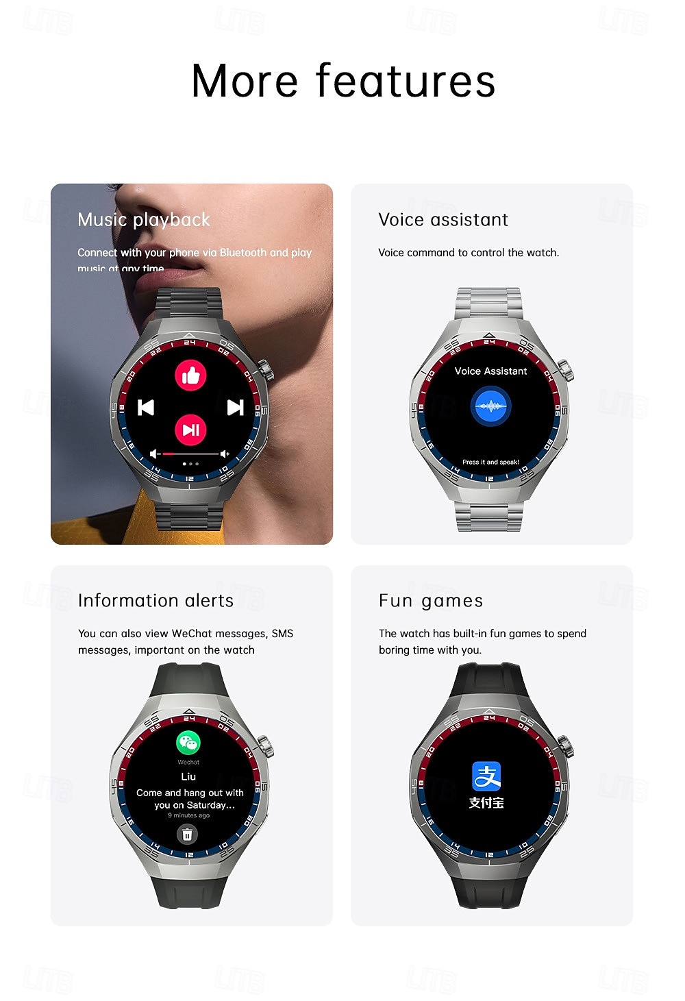 C15Pro Smart Watch 1.52 Inch HD AMOLED Screen NFC Tracker Bluetooth Call Health Monitoring Watch 2025 - $31.99 –P11