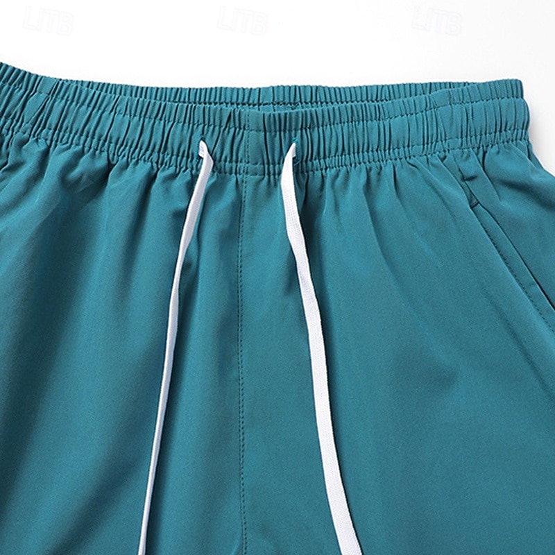 رجالي شورت للجري جيب حزام مطاط قيعان الجمنازيوم ملابس الرياضة اكتشف - حل الصيف سريع جاف متنفس ركض يوغا عادي ملابس رياضية ألبسة رياضية لون سادة أزرق أحمر أخضر 2026 - $11.49 –P6