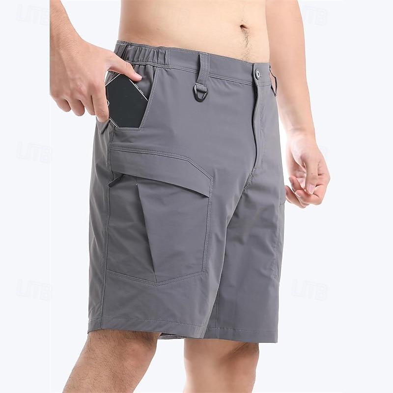 Per uomo Pantaloncini cargo Shorts Pantaloncini Estivi Elastico in vita Multi-tasche Semplice Comodità Indossabile Lunghezza al ginocchio All'aperto Sport Quotidiano Moda Casual Nero Cachi del 2025 a $23.99 –P7