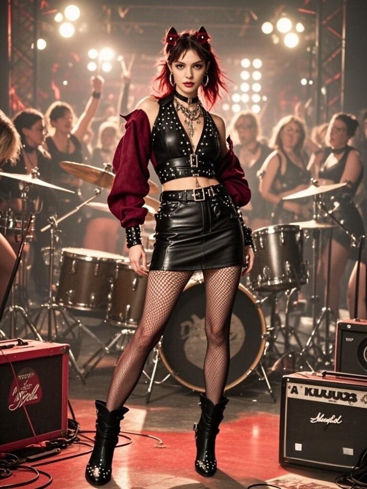 Bottines noires punk gothiques pour femmes avec détails chauve-souris et croix - design à pointes et clous, mode alternative des années 1980, idéales pour les événements de la vie nocturne, les fêtes de 2025 ? $46.99 –P1