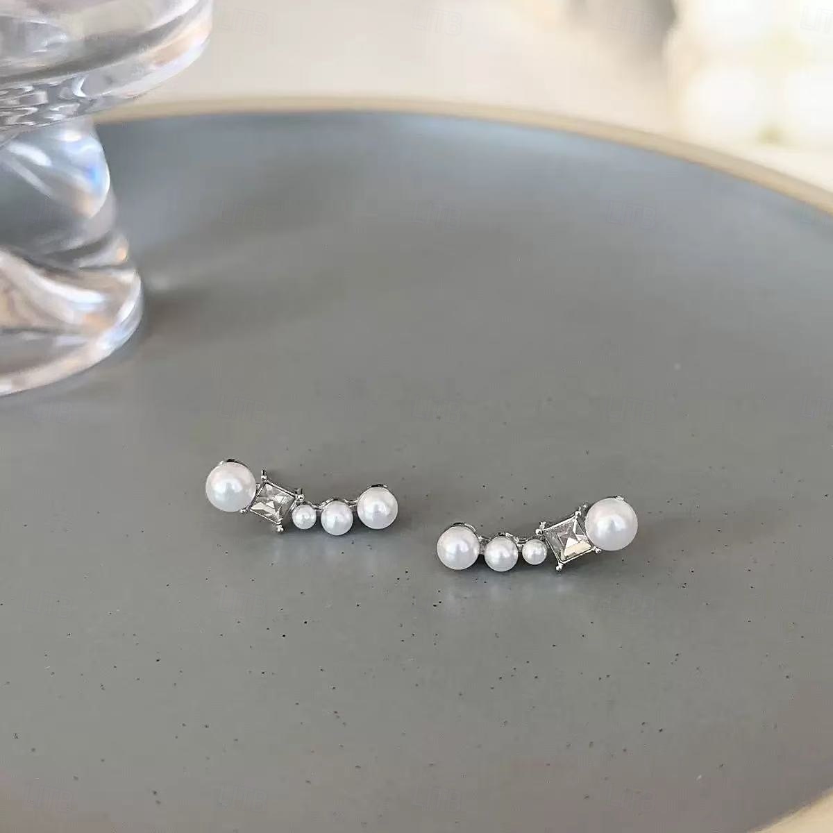 Per donna Orecchini a perno Tropicale Gioia Elegante Orecchini Gioielli Argento Per Feste del 2025 a $24.99 –P2