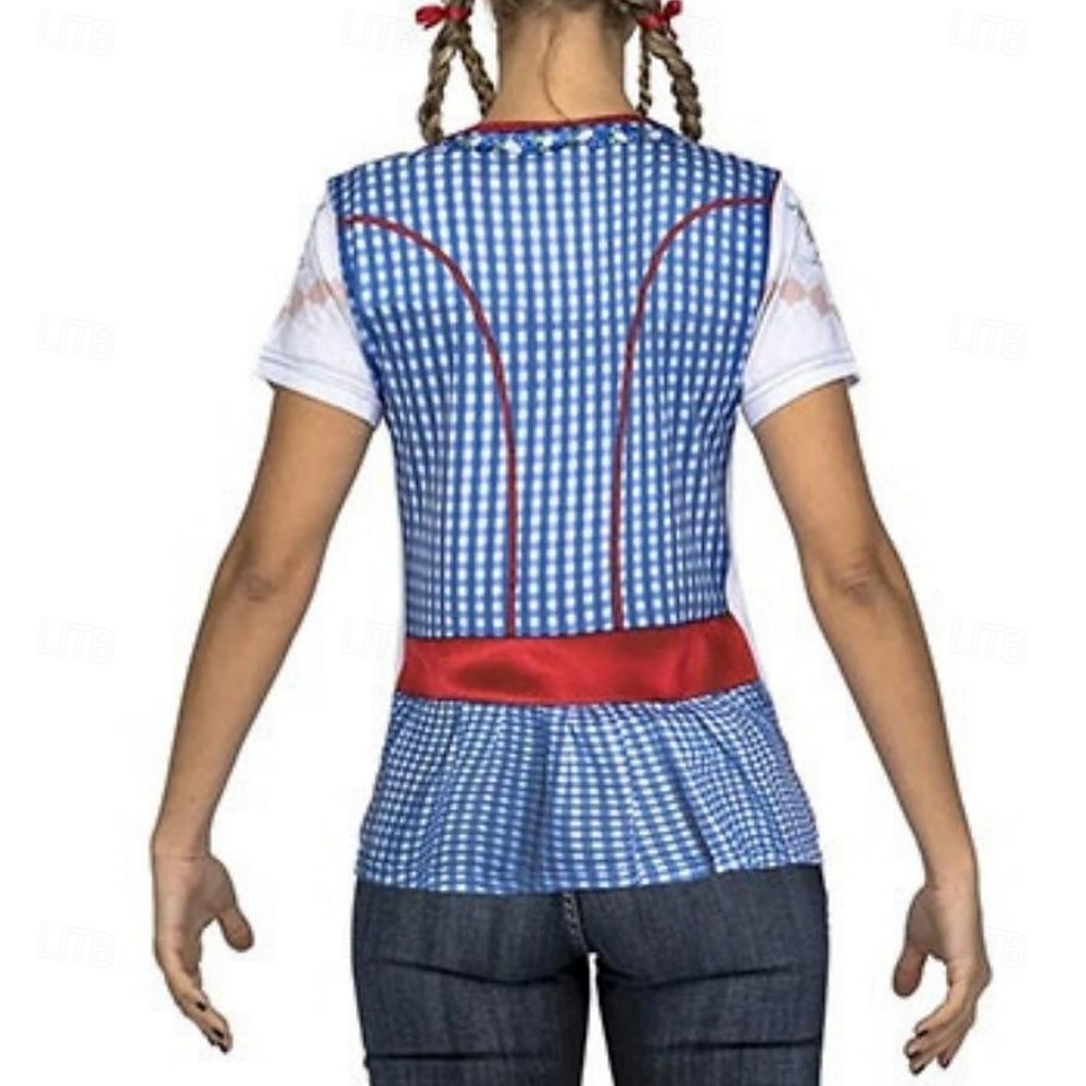Trička Bavorský Mnichov němčina Vysokohorský Trička Grafika pro Dámské Dospělé 3D tisk pro Karneval Pivo Oktoberfest Párty Běžné / Denní 2026 - $17.49 –P5