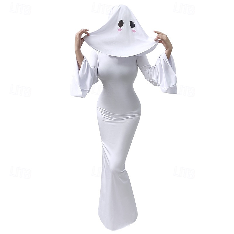 Duch Strašidelná nevěsta předvečer Všech svatých Šaty Cosplay kostým předvečer Všech svatých Dospělé Dámské předvečer Všech svatých Plesová maškaráda Den smrti Karneval Výkon předvečer Všech svatých 2025 - $48.99 –P3