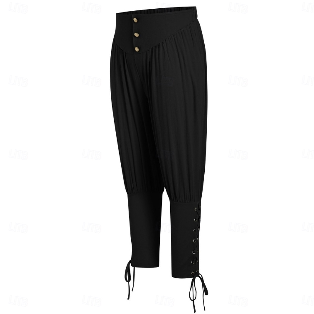 Mittelalterlich Renaissance Hose Piratenhose Pirat Ritter Wikinger Herren Halloween Maskerade Leistung Renaissance-Messe Erwachsene Hose Ganzjahres 2025 - $31.99 –P5