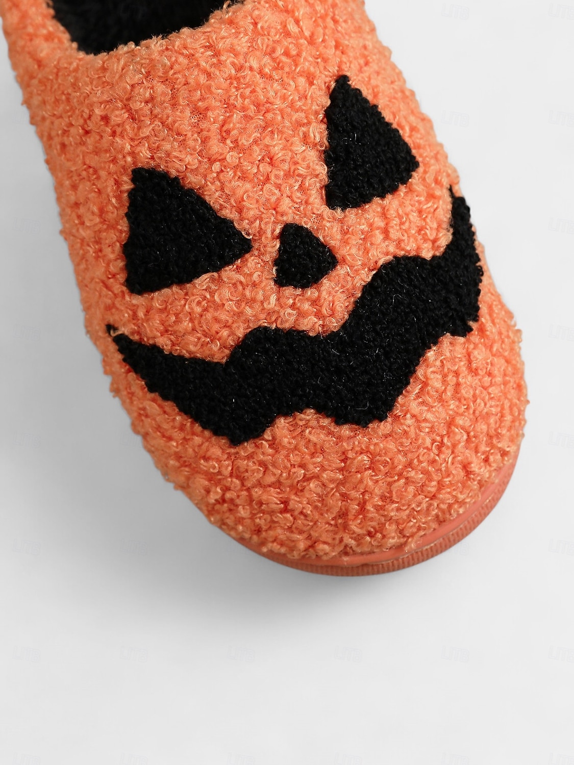 Women's Halloween Pumpkin Face Slippers - Cozy Orange Plush Indoor Shoes with Jack-O'-Lantern Design for Fall Nights,Costume Parties & Gifts 2025 - $14.99 –P5