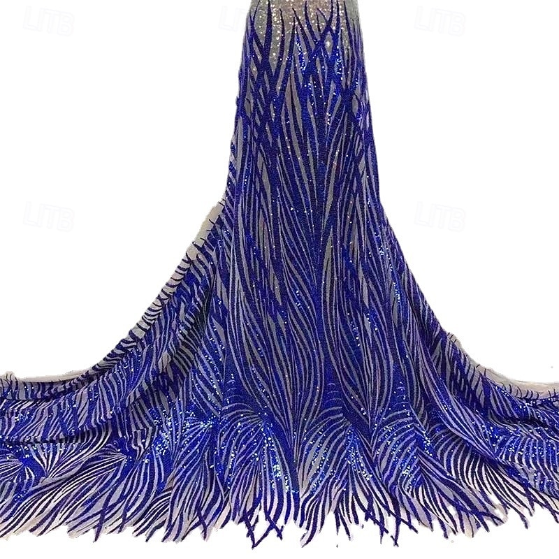 Black Tie Sjöhästar  Trumpet Kvällsklänning Paljett Glittrande Klänning Formell Bröllop Golvlängd Lång Ärmar Båt Nacke Satin med Plisseringar 2025 - $169.99 –P3