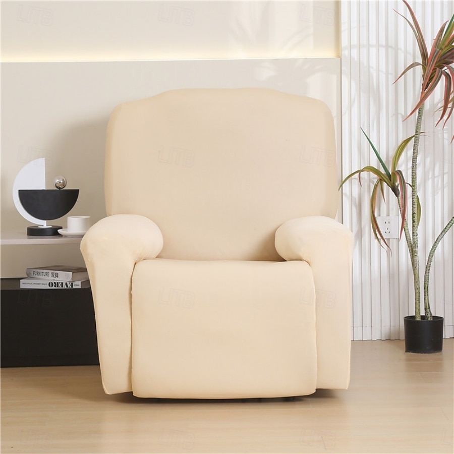 4-Piece Elastic Lounge Chair Sofa Cover Set - Functional Slipcovers for Living Room Furniture Protection 2025 - $34.99 –P13