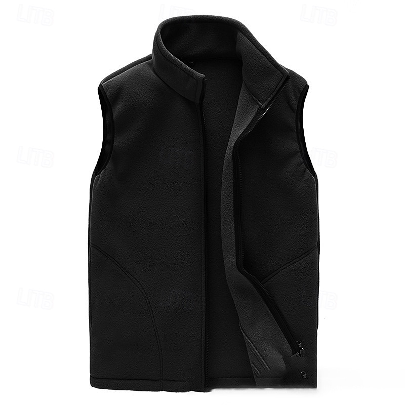 Herren Wanderweste Wanderfleeceweste Ärmellos Weste Außen Thermowarm Winter Reißverschluss Polyester Schwarz Armeegrün Rot Angeln Klettern Camping / Wandern / Höhlenforschung 2025 - $18.49 –P5
