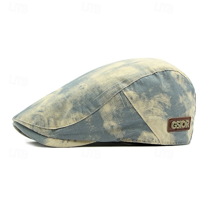 Herren Schiebermütze Ascot-Hut Zeitungsjungenmütze Schwarz Rosa Baumwolle Mode Lässig Straße Täglich Batik Verstellbar Sonnenschutz Atmungsaktiv 2025 - $10.49 –P5