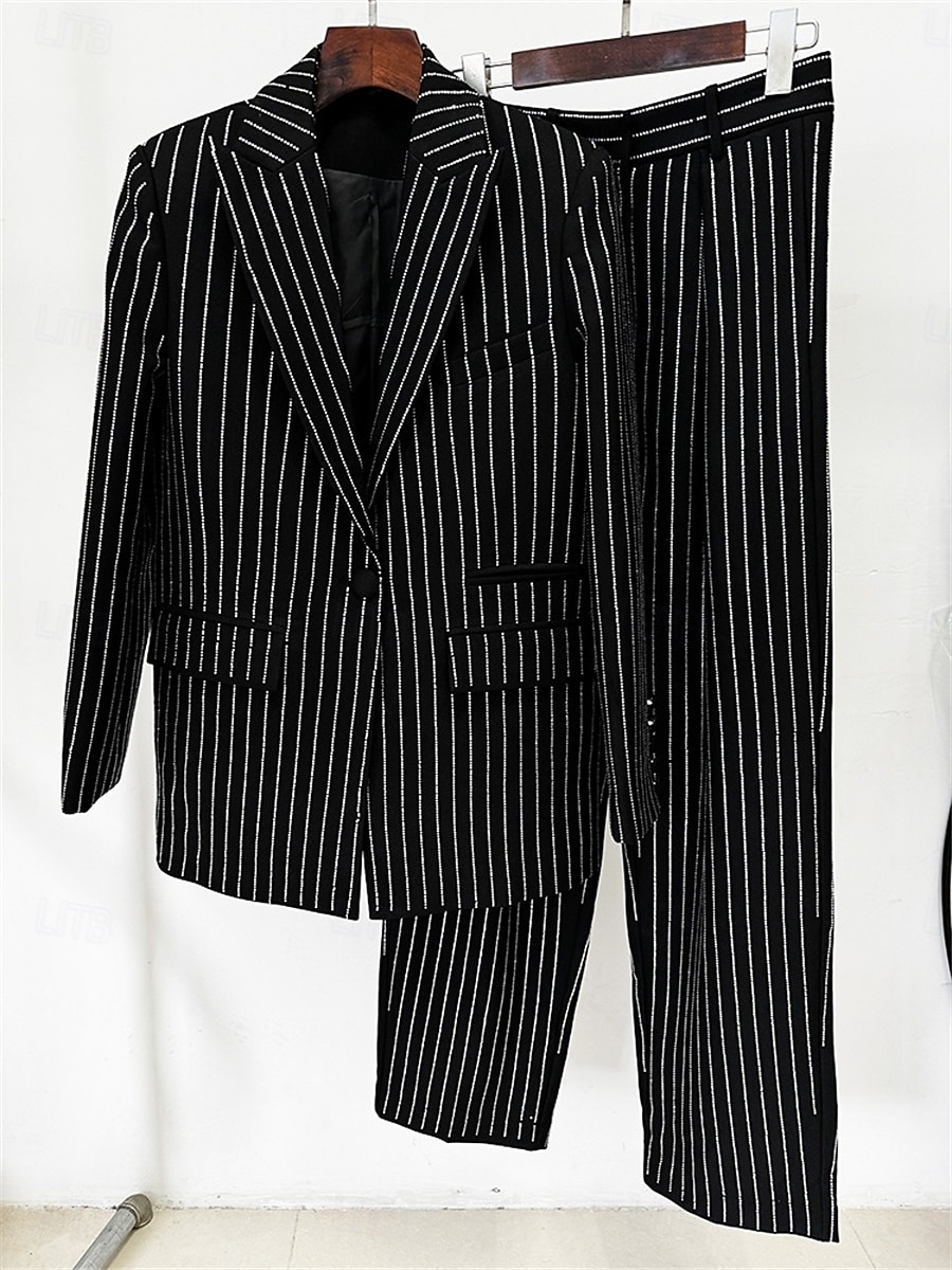 Anzug Mutter der Braut Kleid Elegantes Hemdkragen Knöchellang Polyester Langarm mit Knöpfen 2025 - $169.99 –P3