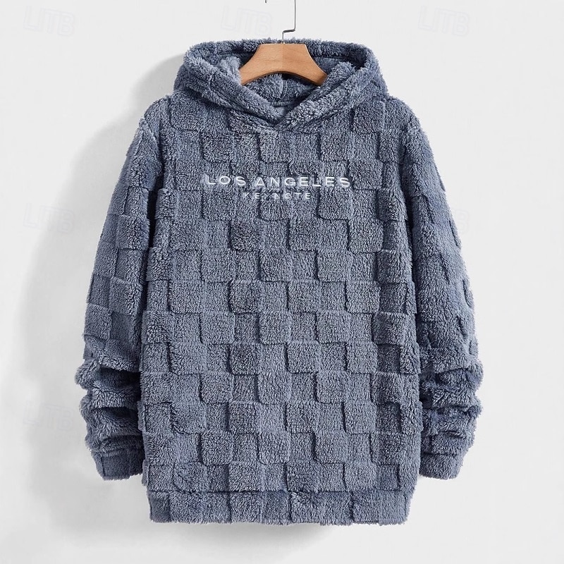 Voor heren Trui met capuchon Zwart Marineblauw Beige Capuchon Effen Extra groot Voorvak Casual Dagelijks Feestdagen Streetwear Ontwerper Casual Winter Kleding Hoodies Sweatshirts Lange mouw Ruim 2026 - $34.99 –P3