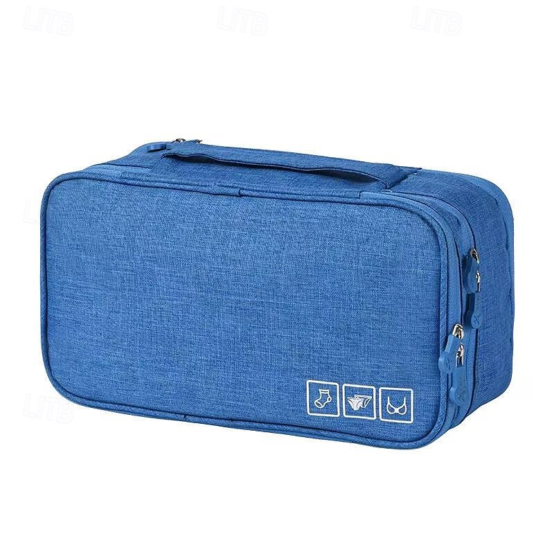 bolsa de viagem para guardar sutiãs e meias, organizador leve multicamadas com fecho de zíper, tecido durável, roxo, lavável à mão, várias cores disponíveis de 2025 por $15.49 –P11