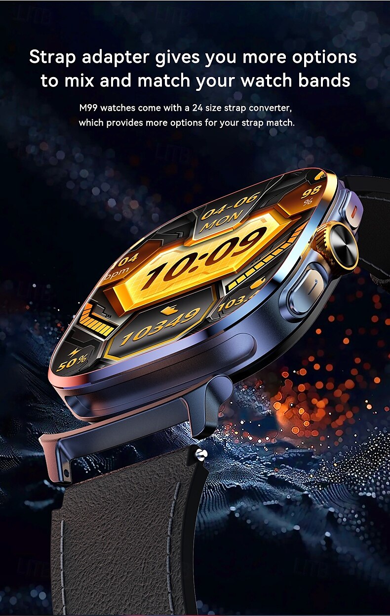 IMOSI Android Smart Watch Men GPS 3GB RAM/32G ROM Storage HD Dual Camera NFC 2G 4G SIM Card WIFI Wireless Fast Internet Access 2025 - $139.99 –P12