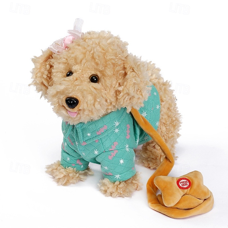 כלב רובוטי מס.Control מרחוק כלב פרווה אלקטרוני צעצוע אינטראקטיבי הולך שר שירים מתנה לחילוף בנים ובנות בגיל 3-6 שנים מתנת חג המולד 2025 - $55.99 –P6