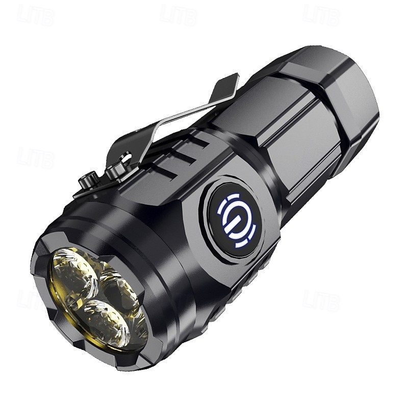 Three-Eyed Monster Mini Flash Super Power Flashlight, German Thumb Sized Flashlight, 3 Eyed Monster Mini Flashlight, Outdoor Small High Lumen Rechargeable Waterproof Pocket Flashlight 2025 - $16.49 –P6