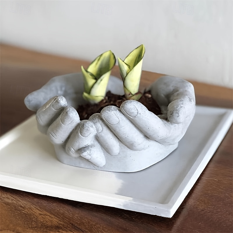 Moule en silicone multifonctionnel en forme de main - idéal pour la fabrication de bijoux en résine, de bougies, de plantes succulentes et de décorations créatives pour la maison - kit de bricolage de 2025 ? $11.99 –P9