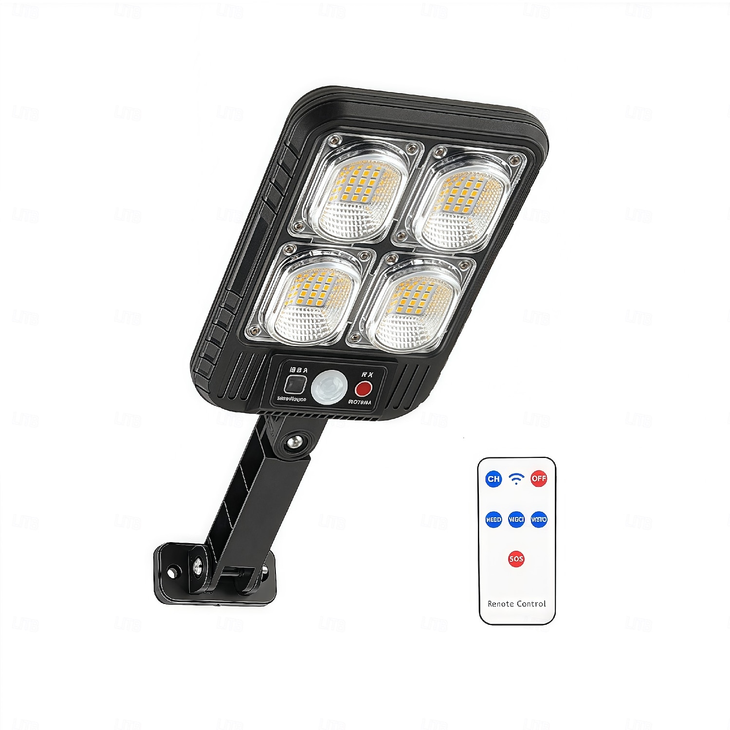100/200led Solar Street Light IP65 Waterproof Solar Outdoor Motion Sensor Lights Solar Wall Light with Remote for Garden Yard  1PC 2025 - $26.99 –P7