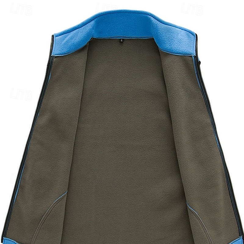 Herren Wanderweste Wanderfleeceweste Ärmellos Weste Außen Thermowarm Winter Reißverschluss Polyester Schwarz Armeegrün Rot Angeln Klettern Camping / Wandern / Höhlenforschung 2025 - $18.49 –P8