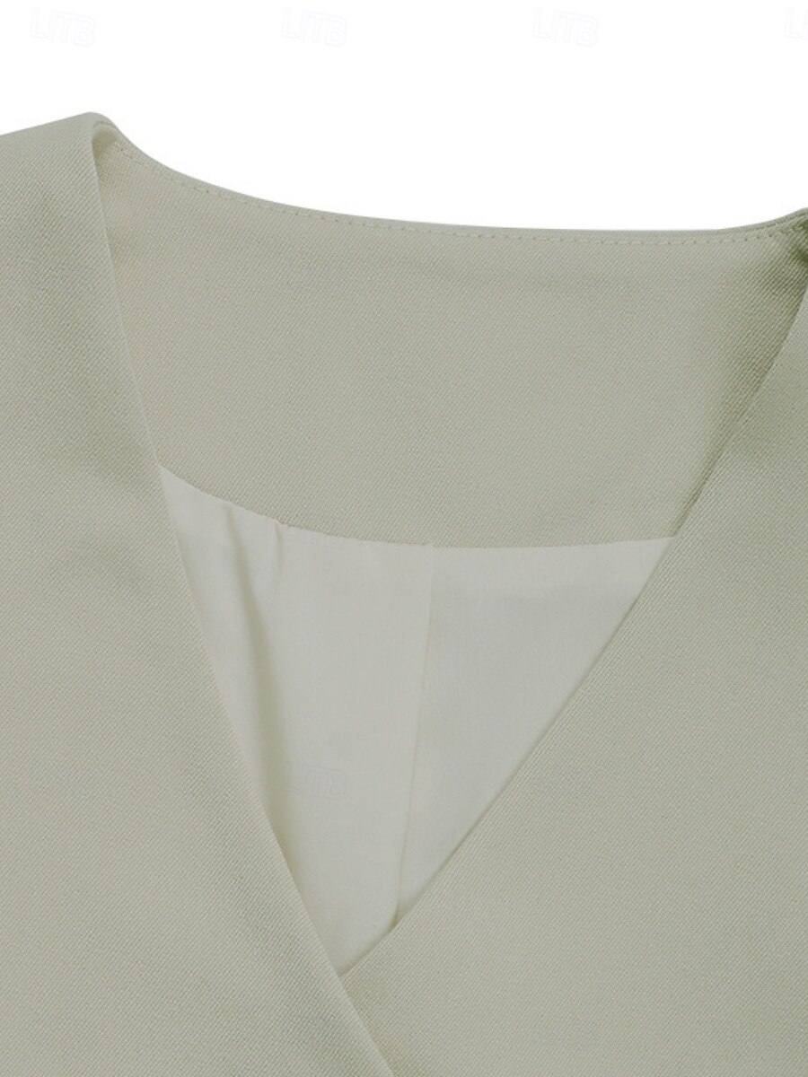 Femmes Veste Décontractée Respirant Confortable Réglable Occasionnel Uni Vacances Rue Occasionnel Tenue quotidienne Simple Boutonnage Court Col en V Coupe régulière manche longue Vêtements d'extérieur de 2025 ? $47.99 –P10