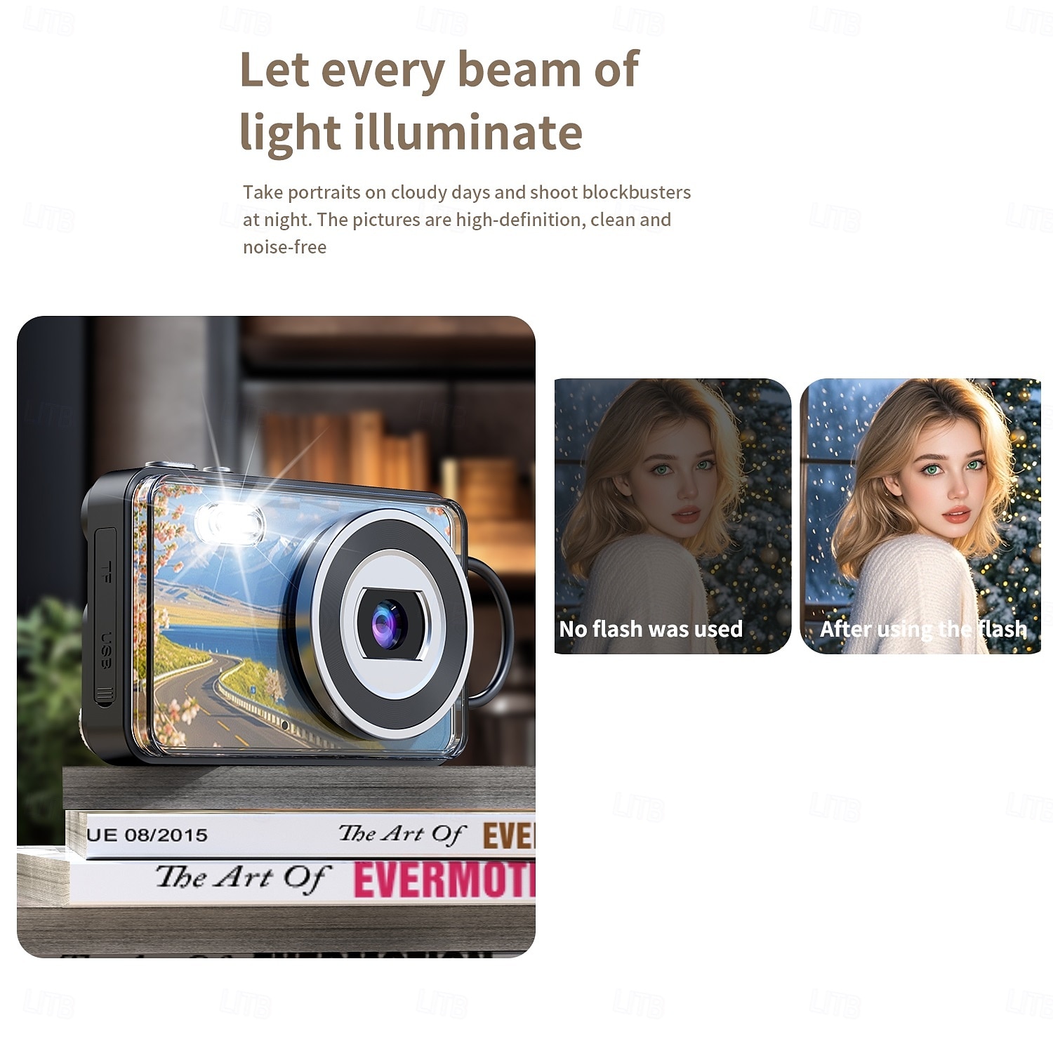 2025年 ミニデジタル学生用自撮りカメラ、写真撮影用インスタントカメラ、32GB、64GB、128GBカメラ、ボーイフレンドとガールフレンド用のインスタントカメラ コレクション – $54.99 –P9