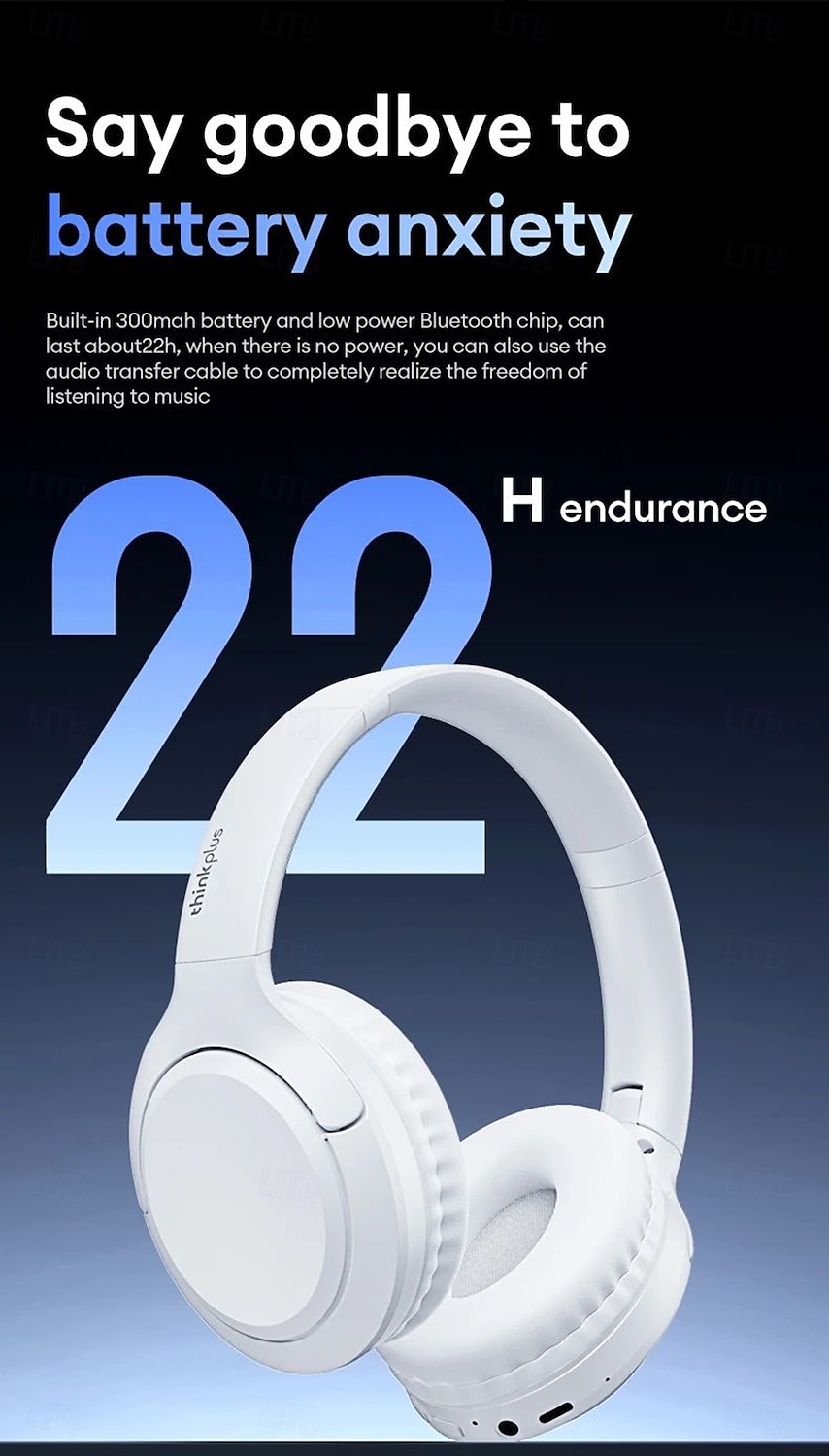 Lenovo TH53 Bluetooth V5.4 Earphone HiFi Stereo Sound with Music Mode Headphone Bulit-in 2 Mics for HD Calls Headset 2025 - $45.99 –P11