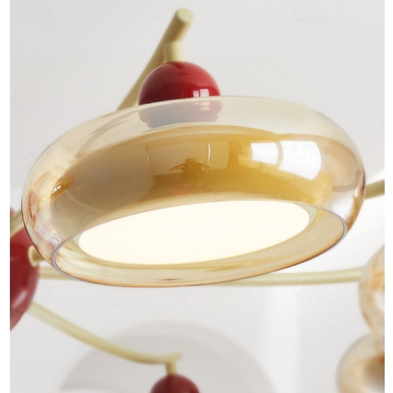 Lampadario in vetro francese di metà secolo, elegante pendente per camera da letto & studio del 2025 a $1155.99 –P5