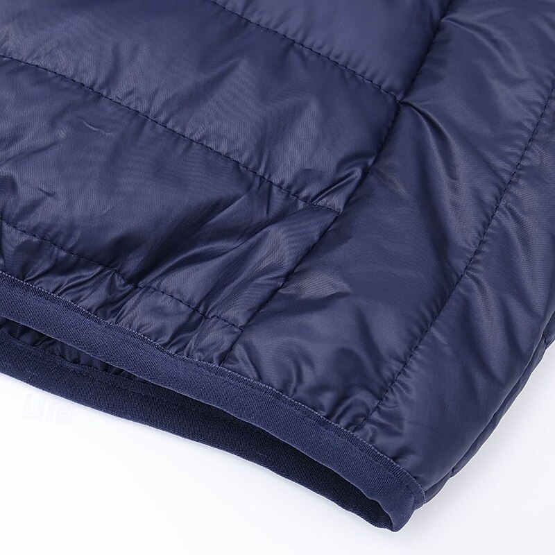 Hombre Chaqueta acolchada Chaqueta de Invierno Al aire libre Templado Trajes de senderismo Ropa de senderismo Invierno Otoño Camiseta Camping / Senderismo / Espeleología Corriendo Negro Gris claro 2025 - $35.99 –P8
