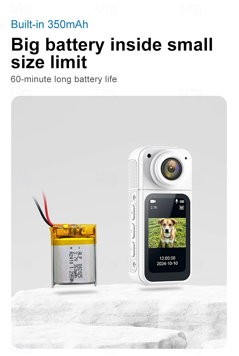 1080P HD Mini Pocket Action Camera Wifi 180 Rotatable Lens Portable Outdoor Sports Action Cam with 1.47 IPS Screen Magnetic TF 2025 - $58.99 –P10