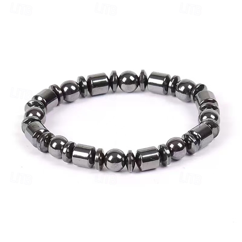 2pcs Magnetic Beaded Stretch Bracelets, Simple Black Magnetic Therapy Bracelets for Health, Weight Loss, Gift for Holidays and Special Occasions 2026 - $15.99 –P5