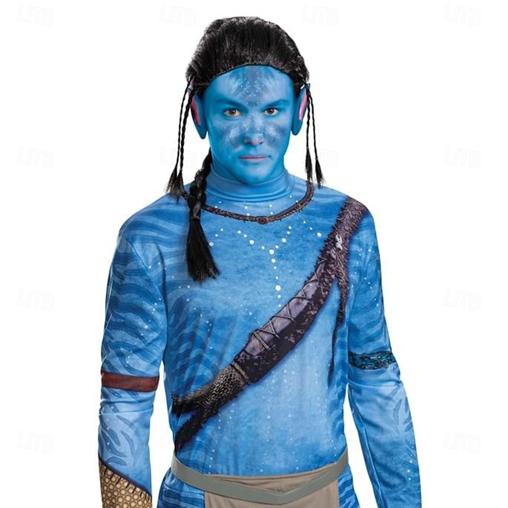 Pánská paruka Avatar Classic Jake na Halloween, cosplay, párty 2025 - $24.99 –P1