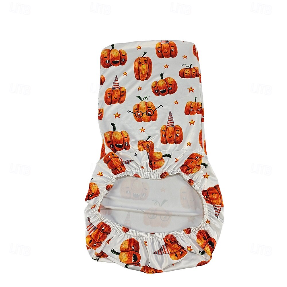 Stuhlhussen für Esszimmerstühle mit Halloween-Aufdruck – festliches, gruseliges Design, dehnbar und strapazierfähig, perfekt als Partydekoration im Esszimmer. 2025 - $12.49 –P16