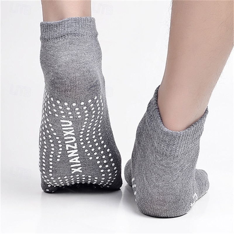 Men Floor Socks Non-slip Dispensing anti-odorant anti-friction Sweat-absorbent For Pilates Dance Fitness 2025 - $5.49 –P7