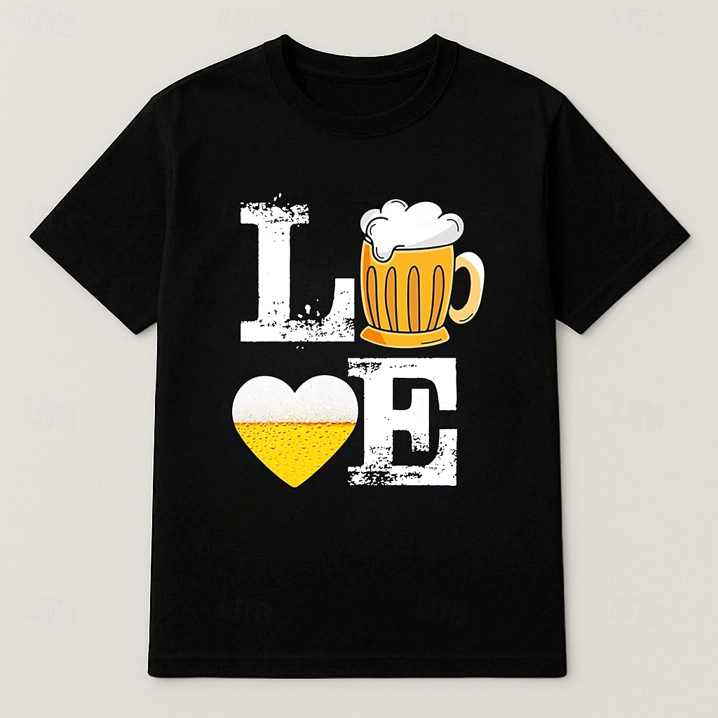 Oktoberfest Jeleń Niedźwiedź Koszulkowy Koszulka Lederhosen Match bawarski Monachium Niemiecki Graficzny Na Dla par Męskie Damskie Dla dorosłych Karnawał Piwo Oktoberfest Tłoczenie na gorąco Impreza 2025 - $17.49 –P2