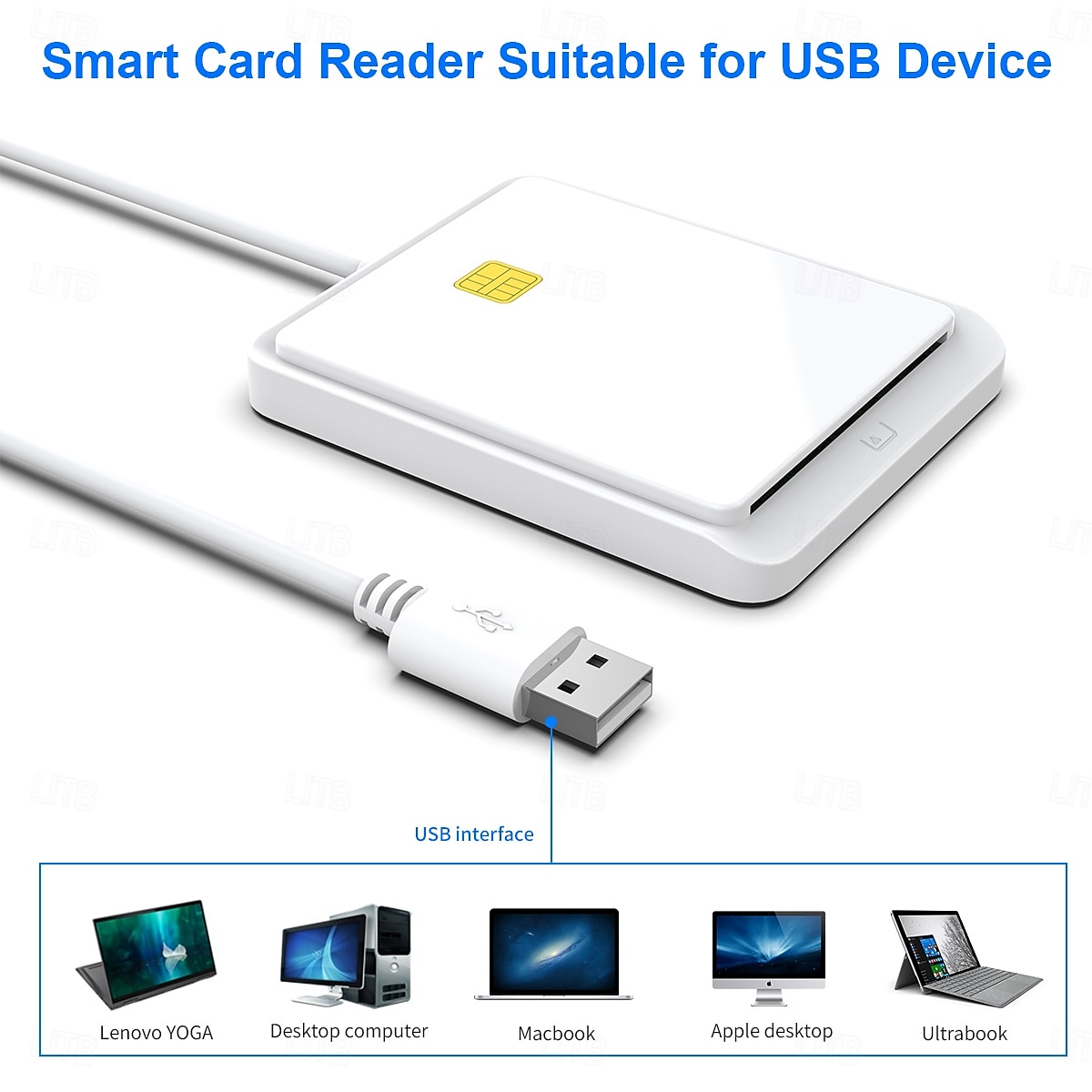 ic/usb/credit/id/atm emv смарт-карта писатель кредитная карта считыватель 2025 - $17.99 –P2