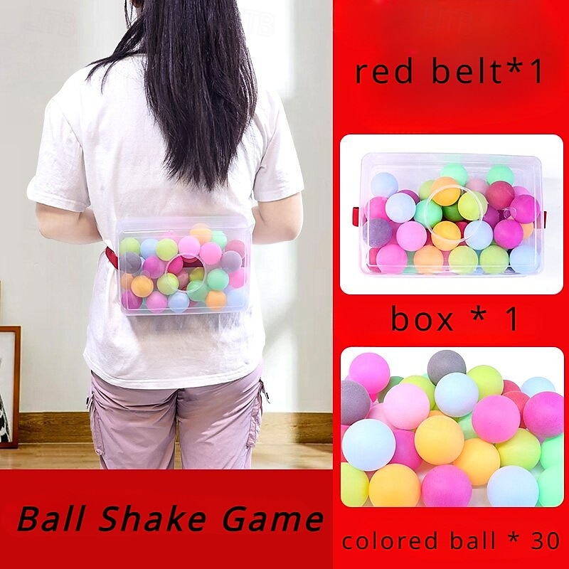 1 conjunto de jogos de festa vibrantes com 30 bolas de agitação coloridas - ideal para diversão em ambientes internos/externos em natal, aniversários e casamentos &despedidas de solteiro - não requer de 2025 por $23.99 –P5