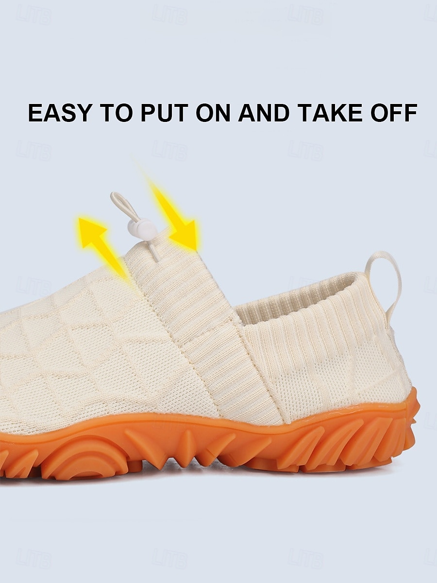 Dámské flyknit nazouvací tenisky – prodyšné a lehké barefoot boty na běh, venkovní procházky a každodenní aktivity 2025 - $32.99 –P3