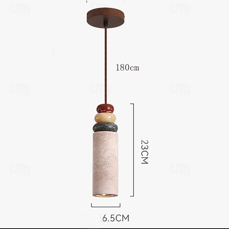 Wabi-Sabi gele travertijn kroonluchter voor eetkamer, bar &leefruimte 2025 - $165.99 –P7