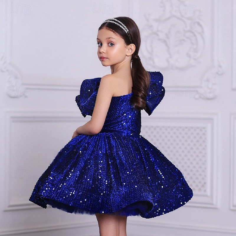 Kinder Mädchen Partykleid Einfarbig Langarm Leistung Netz Prinzessin Süß Netzstoff Knöchellang Etui-Kleid Tüllkleid Sommer Frühling Herbst Kinder Wein Blau Purpur 2025 - $79.99 –P2