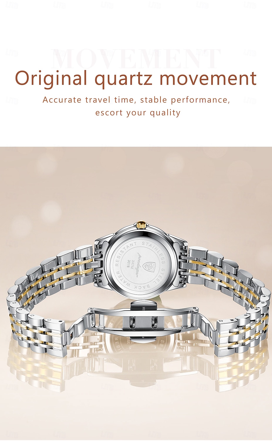 Luxury Ladies Wristwatch Waterproof Luminous Date Week Mother's Day Gift for Women Quartz Watch Stainless Steel 2026 - $36.99 –P5