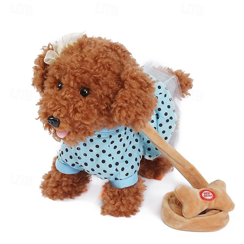 כלב רובוטי מס.Control מרחוק כלב פרווה אלקטרוני צעצוע אינטראקטיבי הולך שר שירים מתנה לחילוף בנים ובנות בגיל 3-6 שנים מתנת חג המולד 2025 - $55.99 –P8